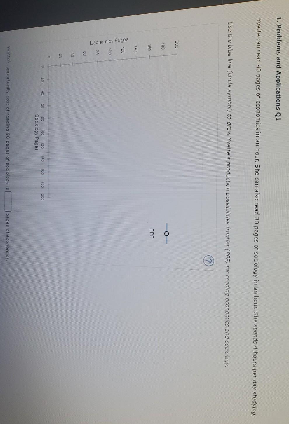 Solved 1. Problems And Applications Q1 Yvette Can Read 40 | Chegg.com