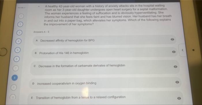 Solved A healthy 42 -yoar-old woman with a history of | Chegg.com