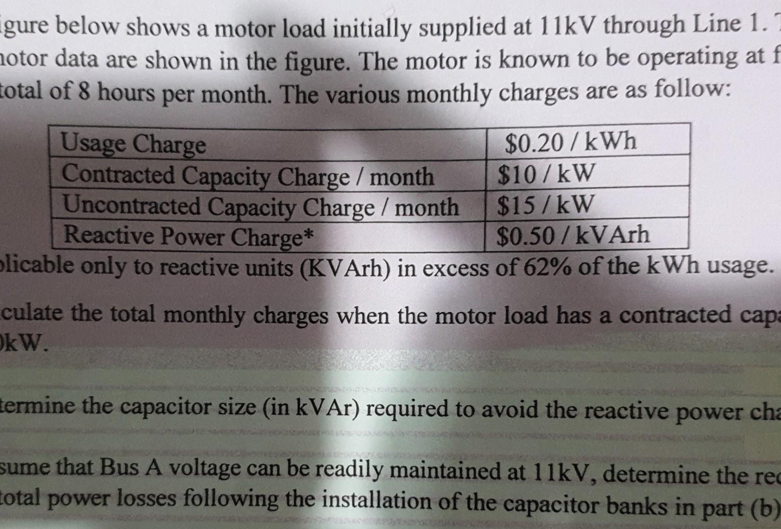 solved-igure-below-shows-a-motor-load-initially-supplied-at-chegg