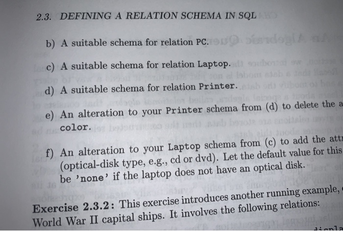 Solved Printer relation records for each printer model | Chegg.com