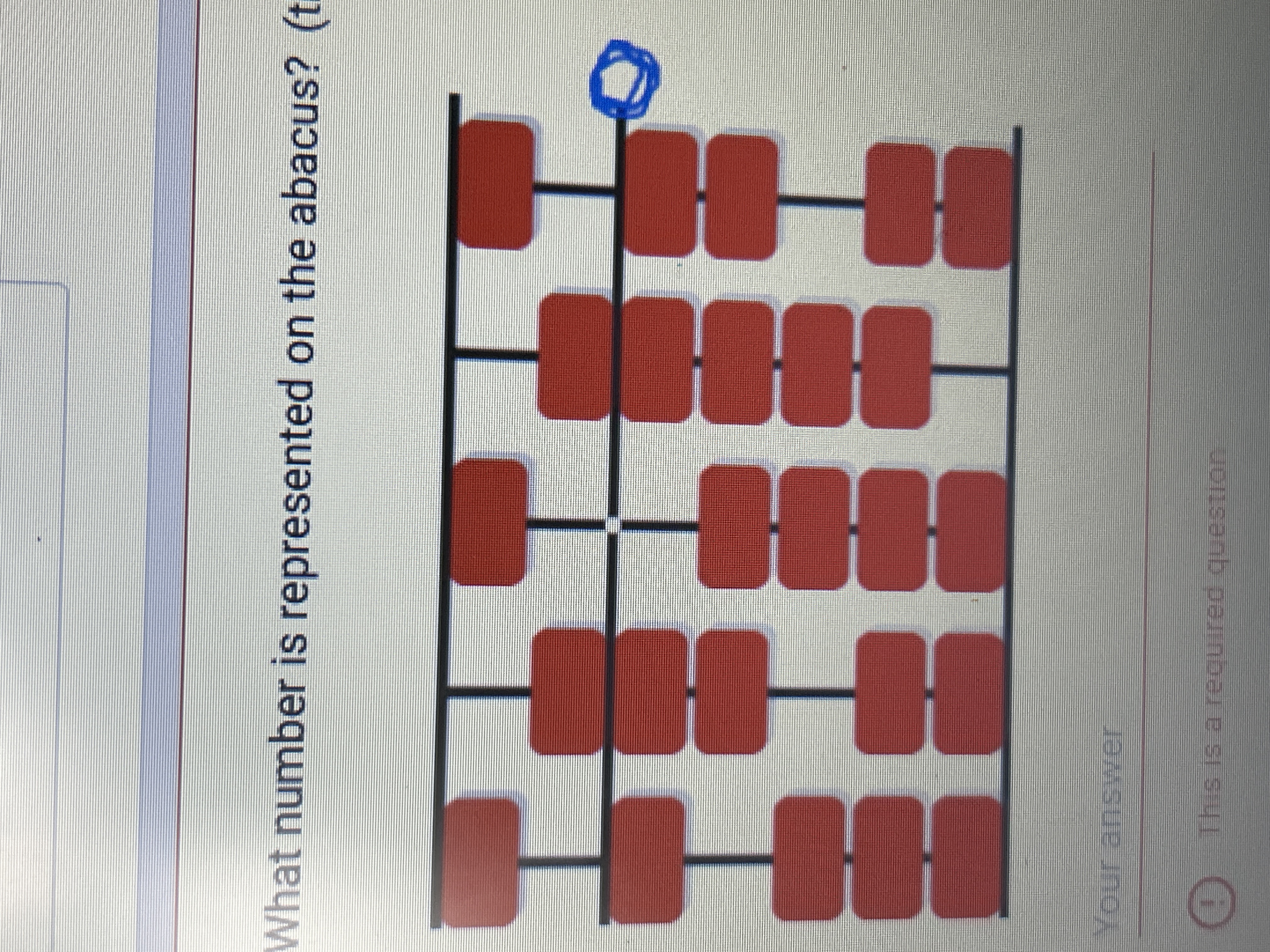 Solved What number is represented on the abacus? ( t ﻿Your