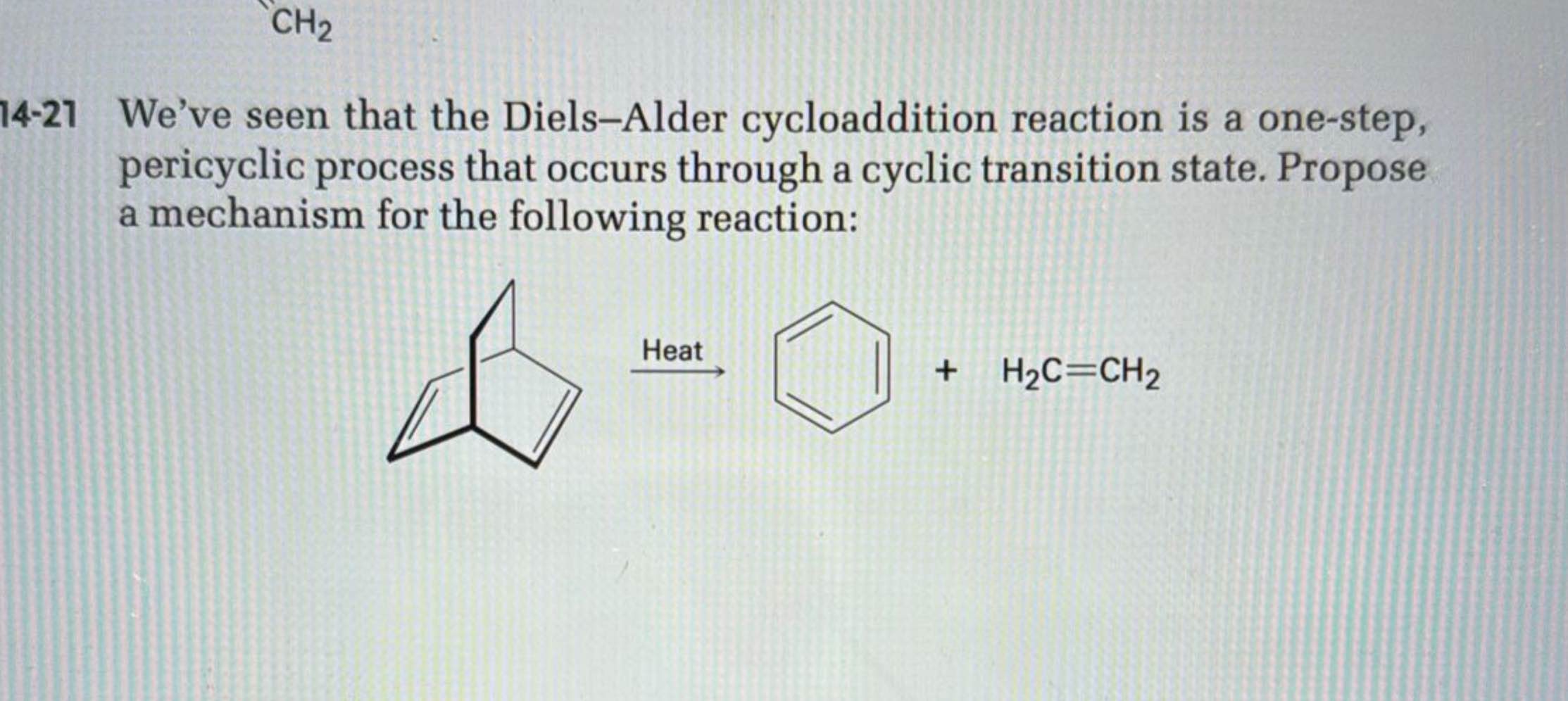 Solved 14-21 ﻿We've seen that the Diels-Alder cycloaddition | Chegg.com