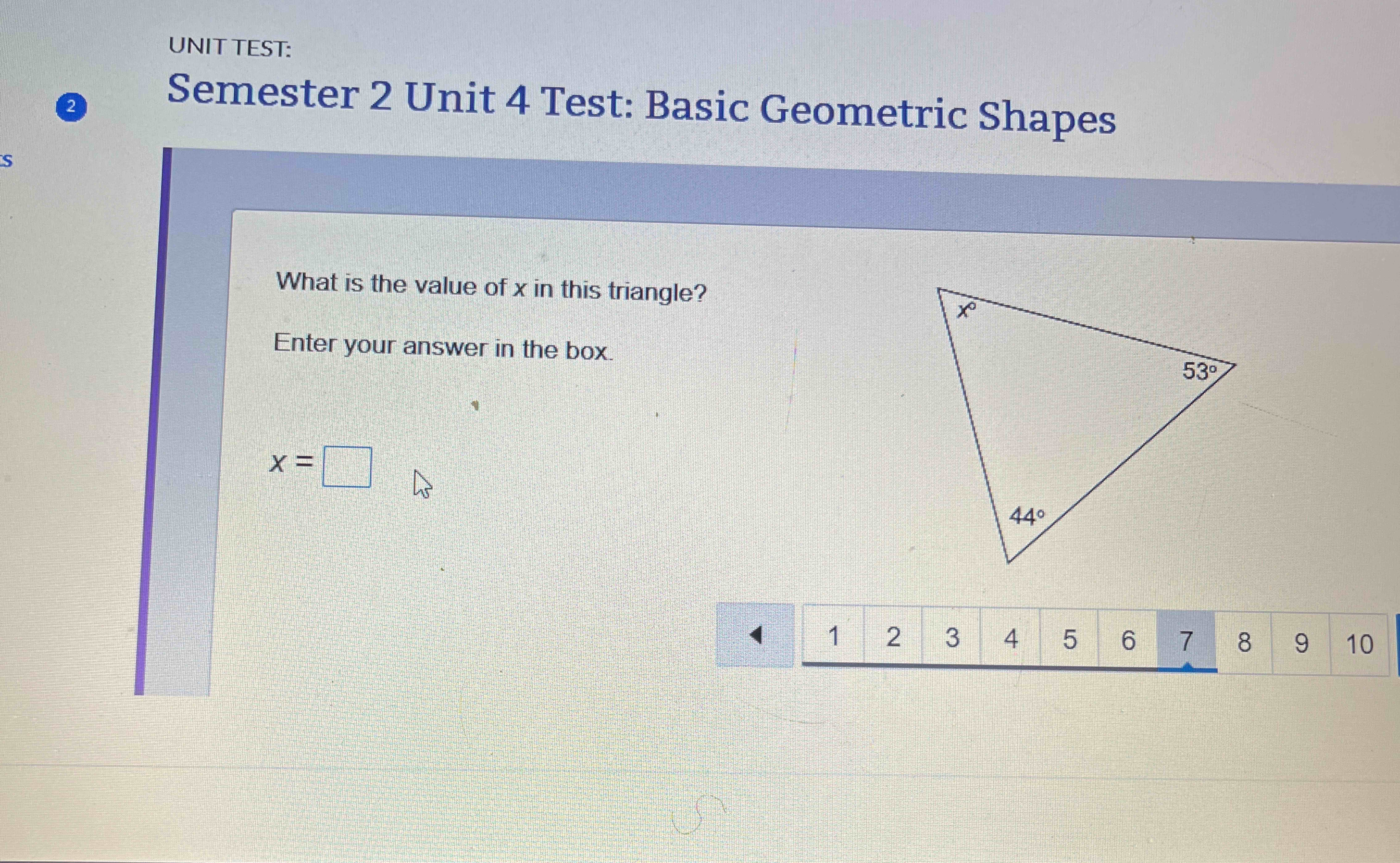 Solved UNIT TEST: (2) ﻿Semester 2 ﻿Unit 4 ﻿Test: Basic | Chegg.com