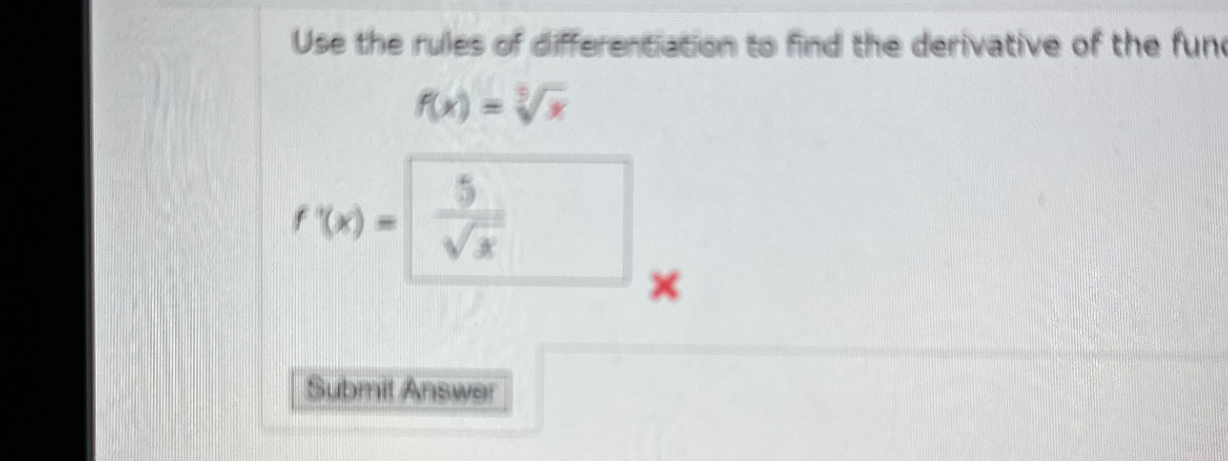 Solved Use the rules of differentiation to find the | Chegg.com