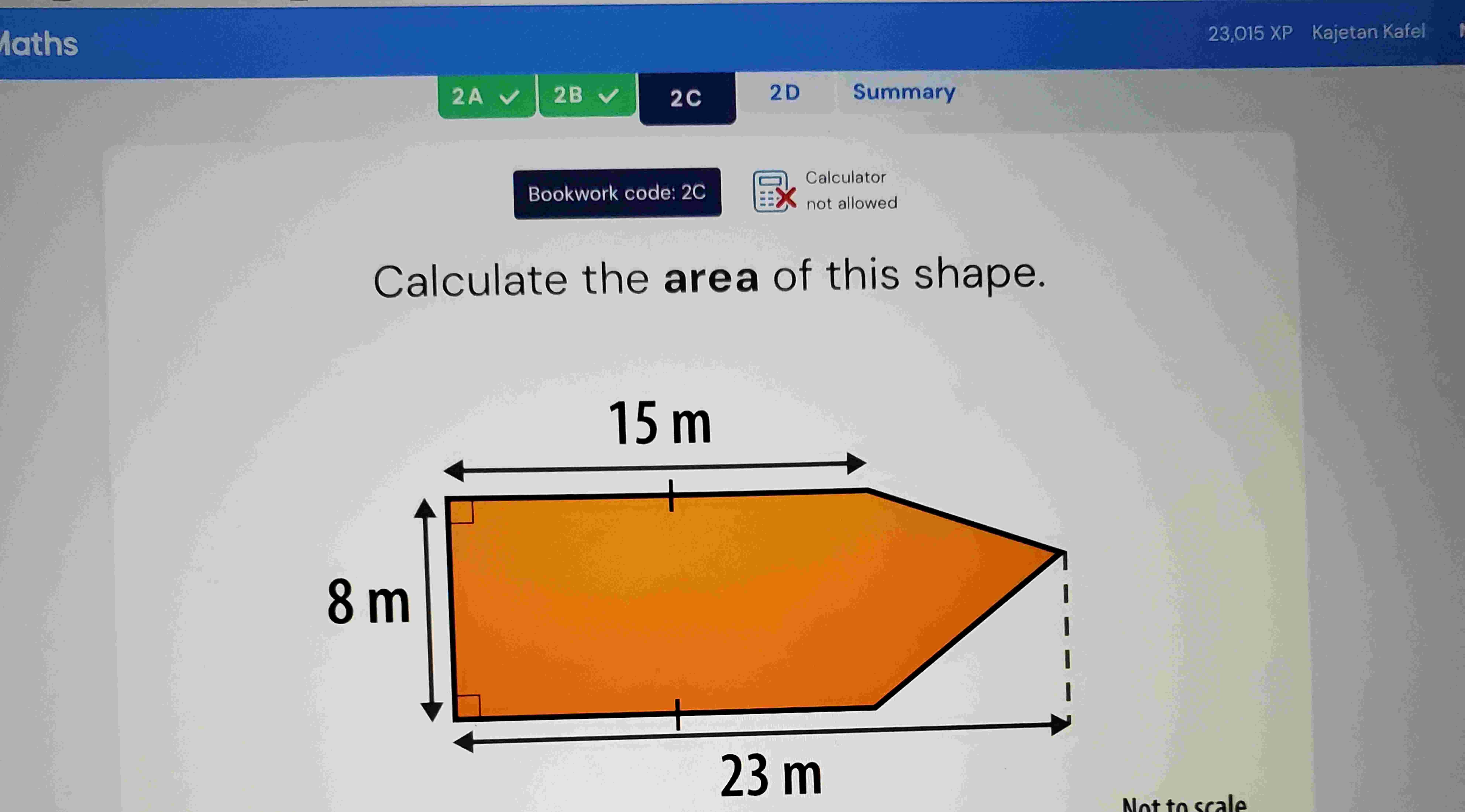 [Solved]: laths 23,015 XP Kajetan Kafel 2A 2B 2C 2D Summary