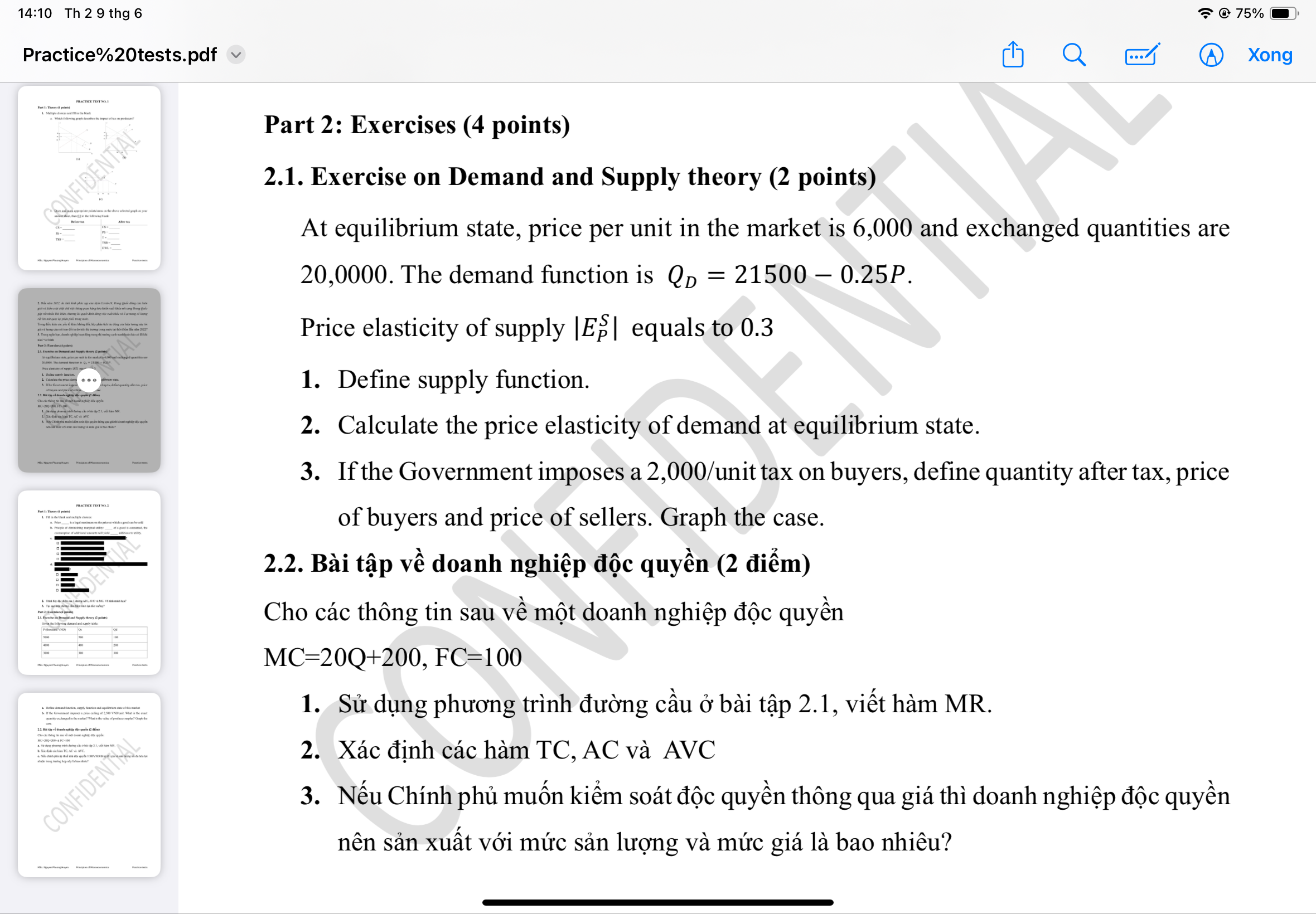Part 2: Exercises (4 ﻿points) 2.1. ﻿Exercise on | Chegg.com