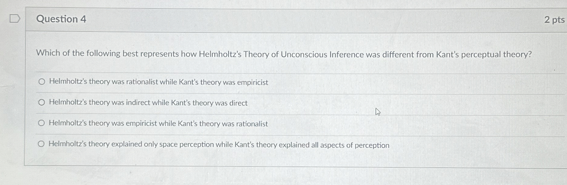 Solved Question 42 ﻿ptsWhich of the following best | Chegg.com