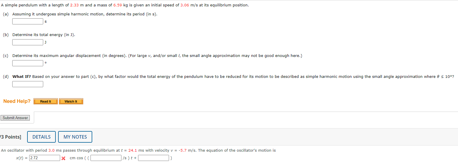 Solved Please solve all incorret and unanswered questions | Chegg.com