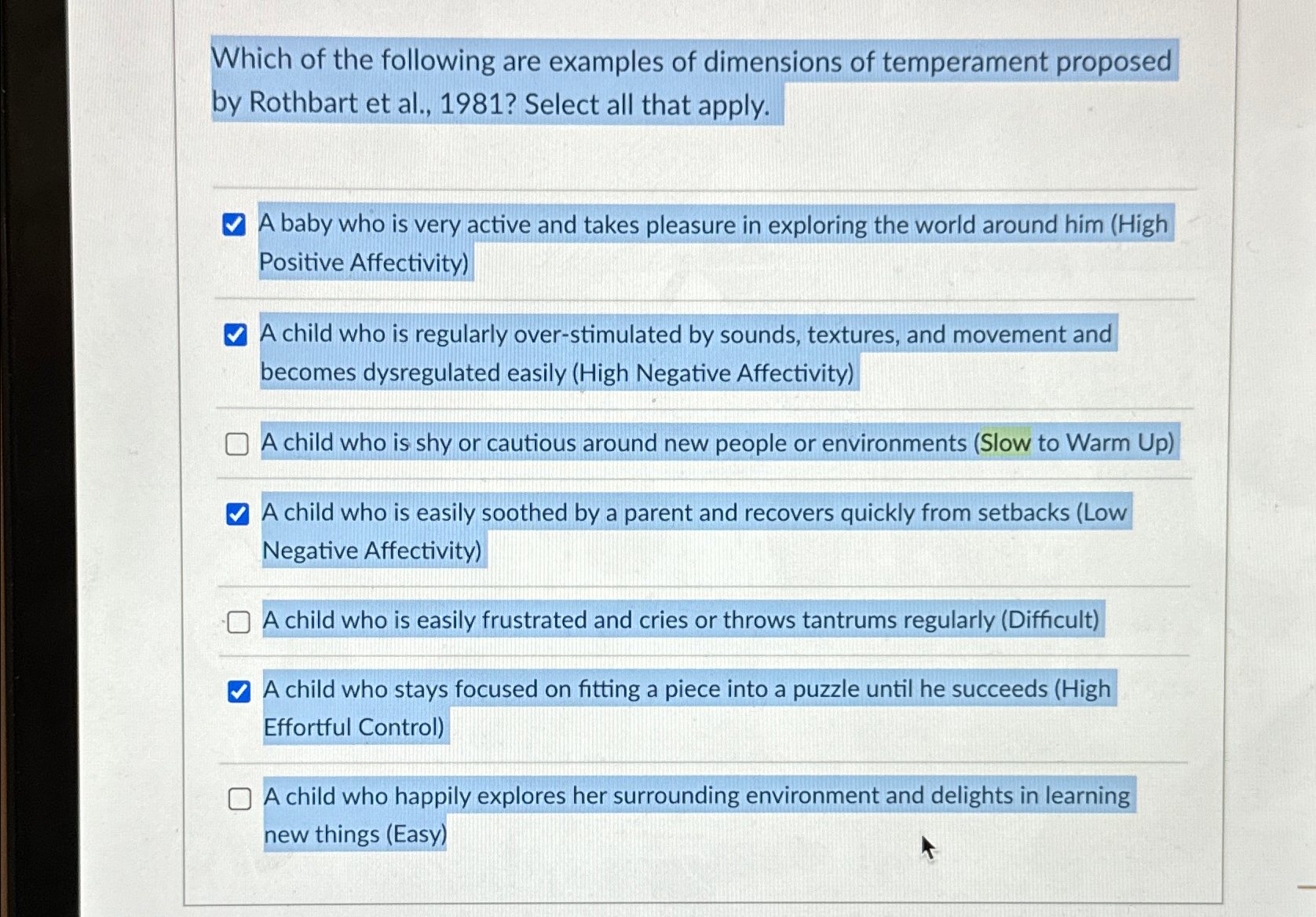 Solved Which of the following are examples of dimensions of | Chegg.com