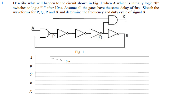 Solved Describe what will happen to the circuit shown in | Chegg.com