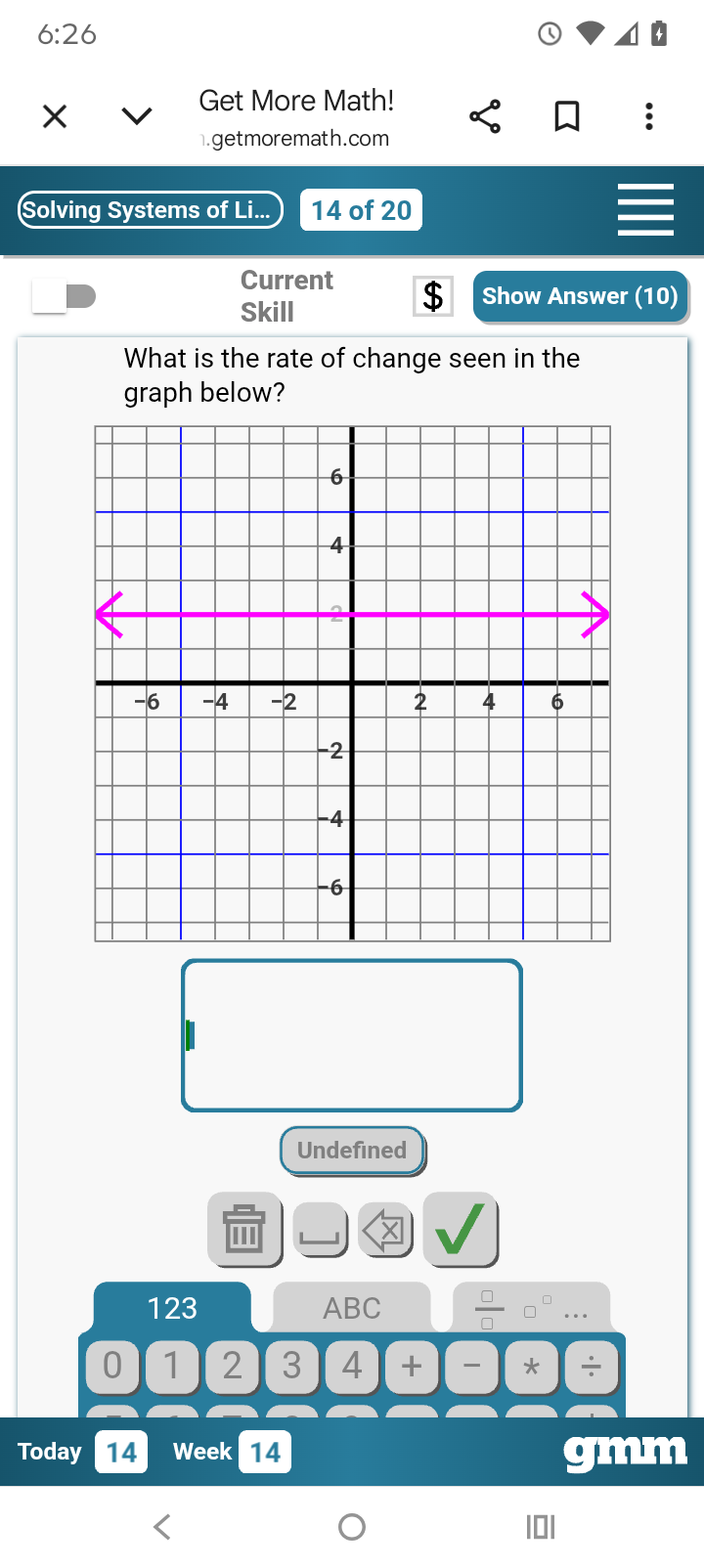 Solved 6:26 Get More Math! 1.getmoremath.com Solving | Chegg.com
