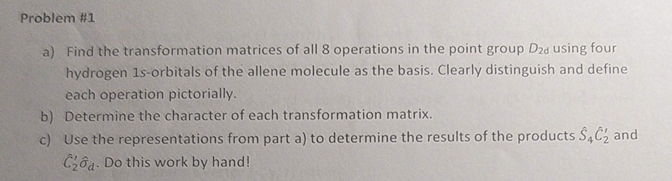 Solved Problem 1a ï Find The Transformation Matrices Of All Chegg Solved Problem 1a ï Find The Transformation Matrices Of All Chegg