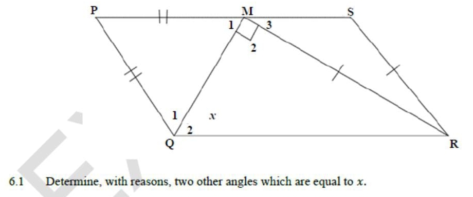 Solved 6.1 ﻿Determine, with reasons, two other angles which | Chegg.com