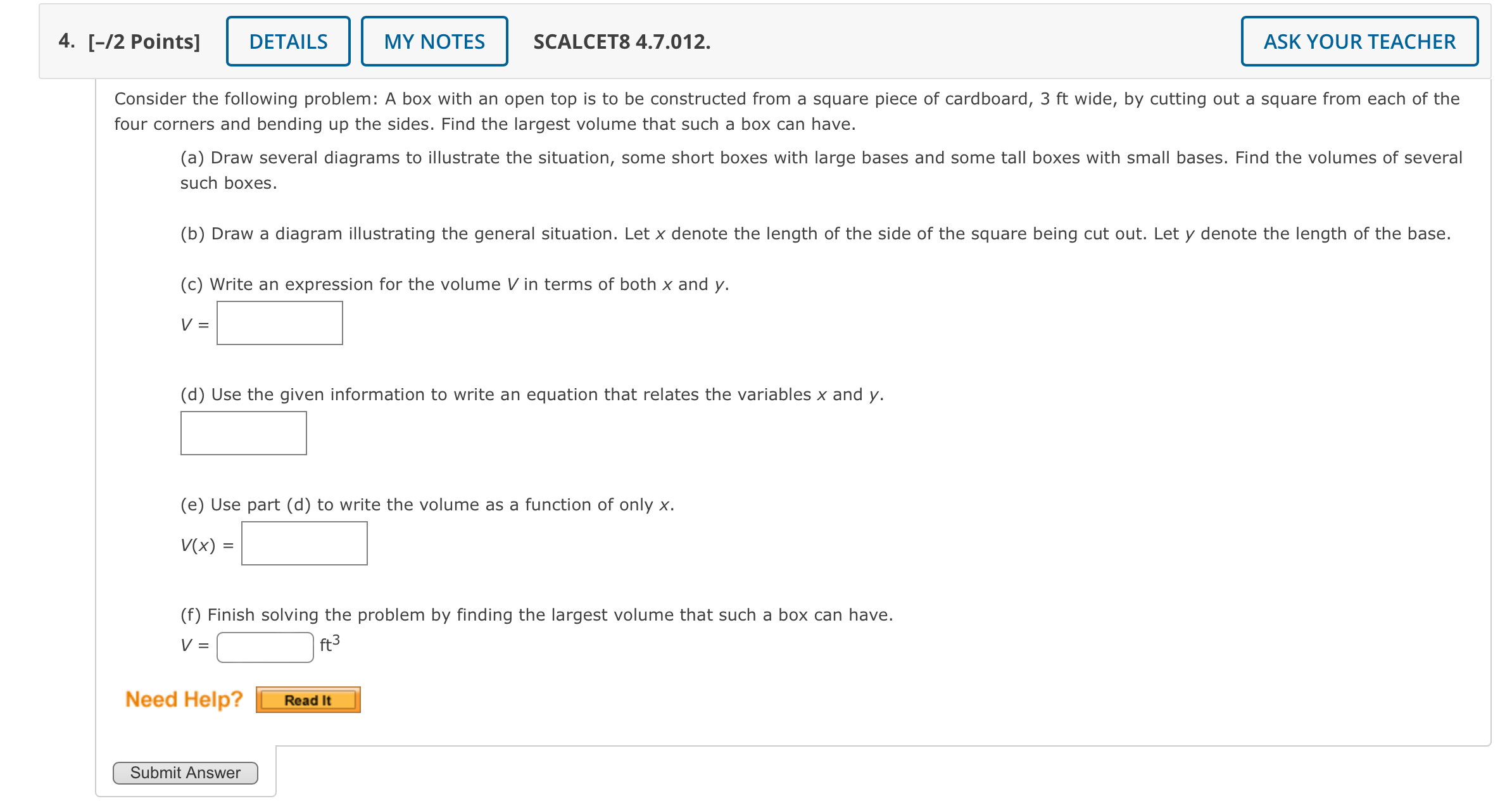 Solved C and D I need advise in please .....Consider the | Chegg.com