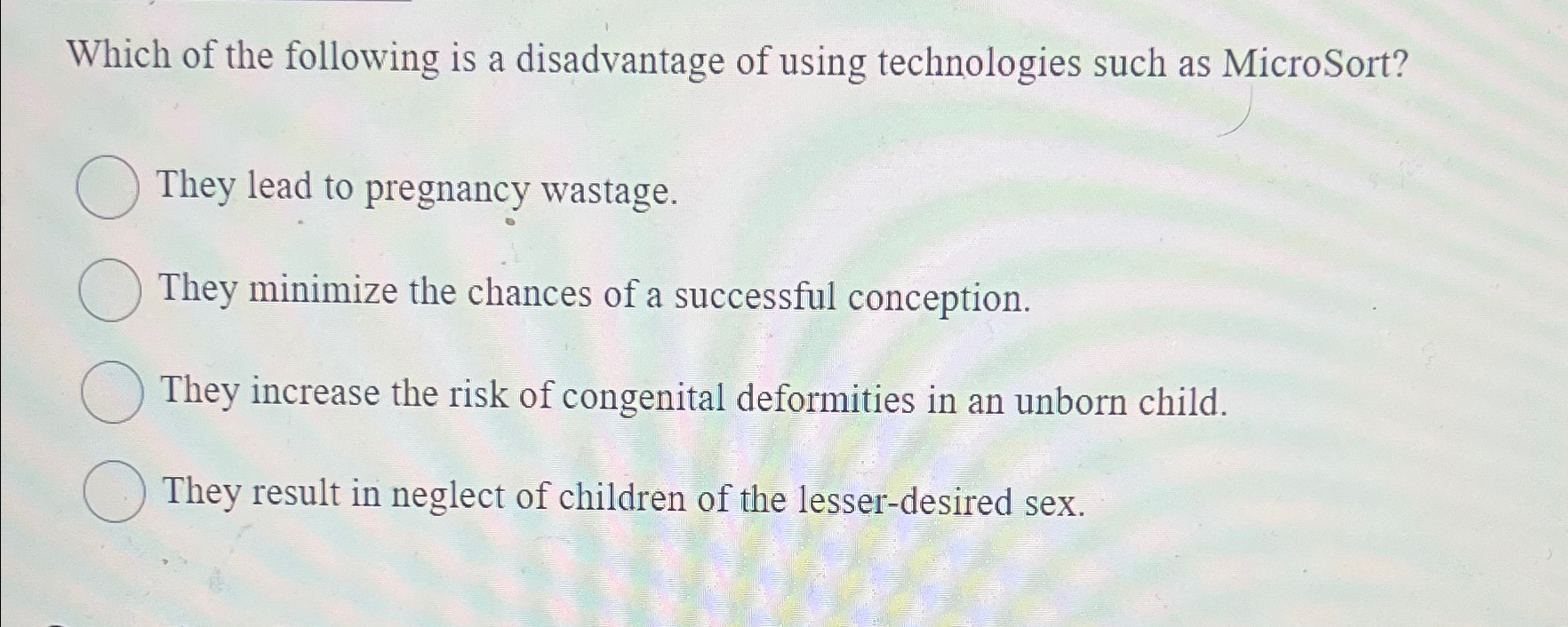 Solved Which of the following is a disadvantage of using