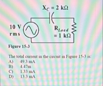 Solved Figure 15-3The total current in the circuit in Figure | Chegg.com