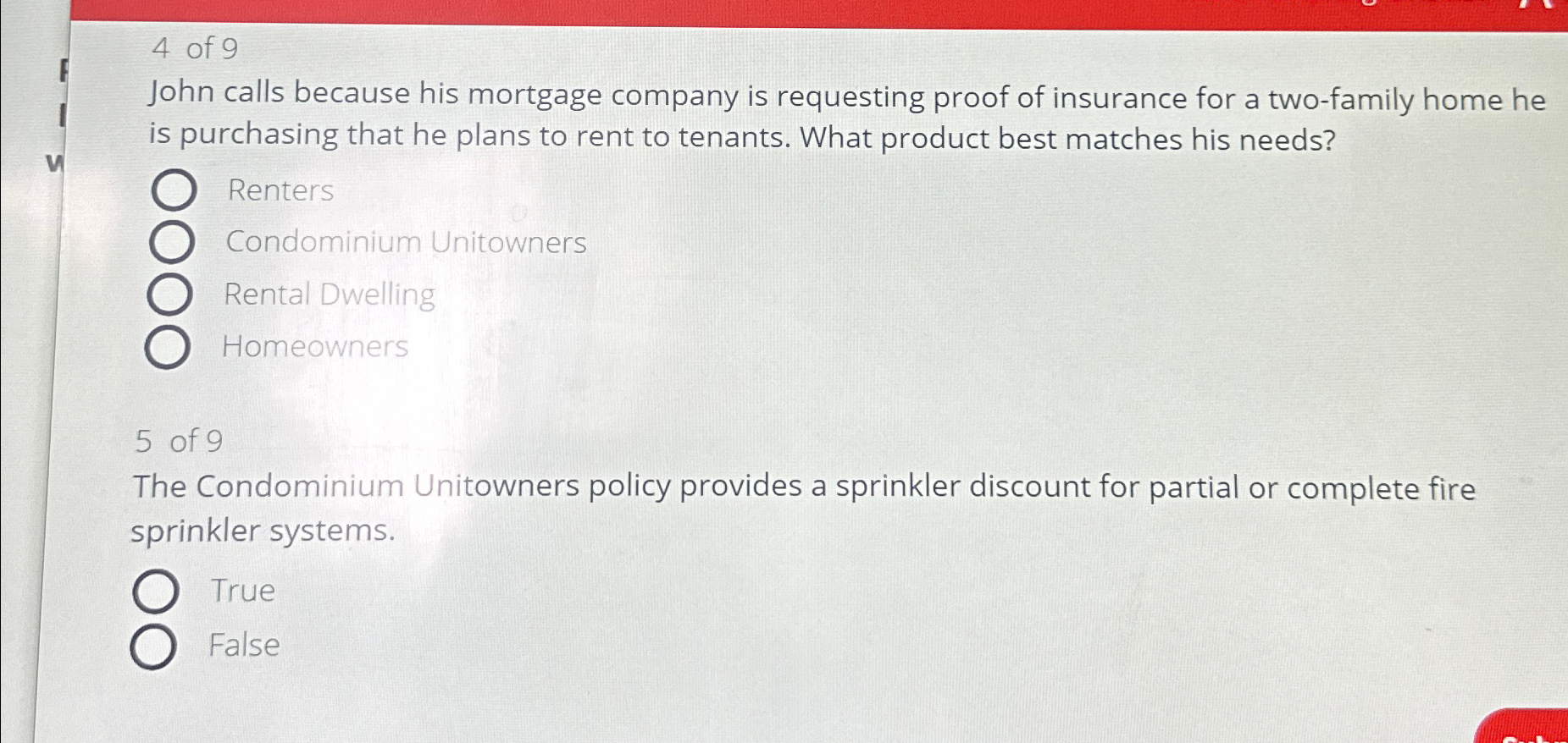 Solved 4 ﻿of 9John calls because his mortgage company is