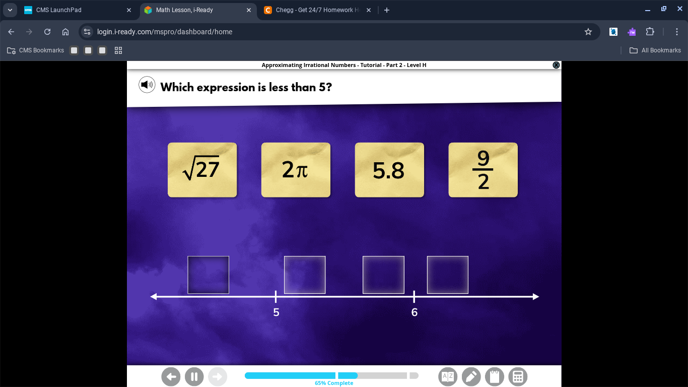 Solved Approximating Irrational Numbers - ﻿Tutorial - ﻿Part | Chegg.com