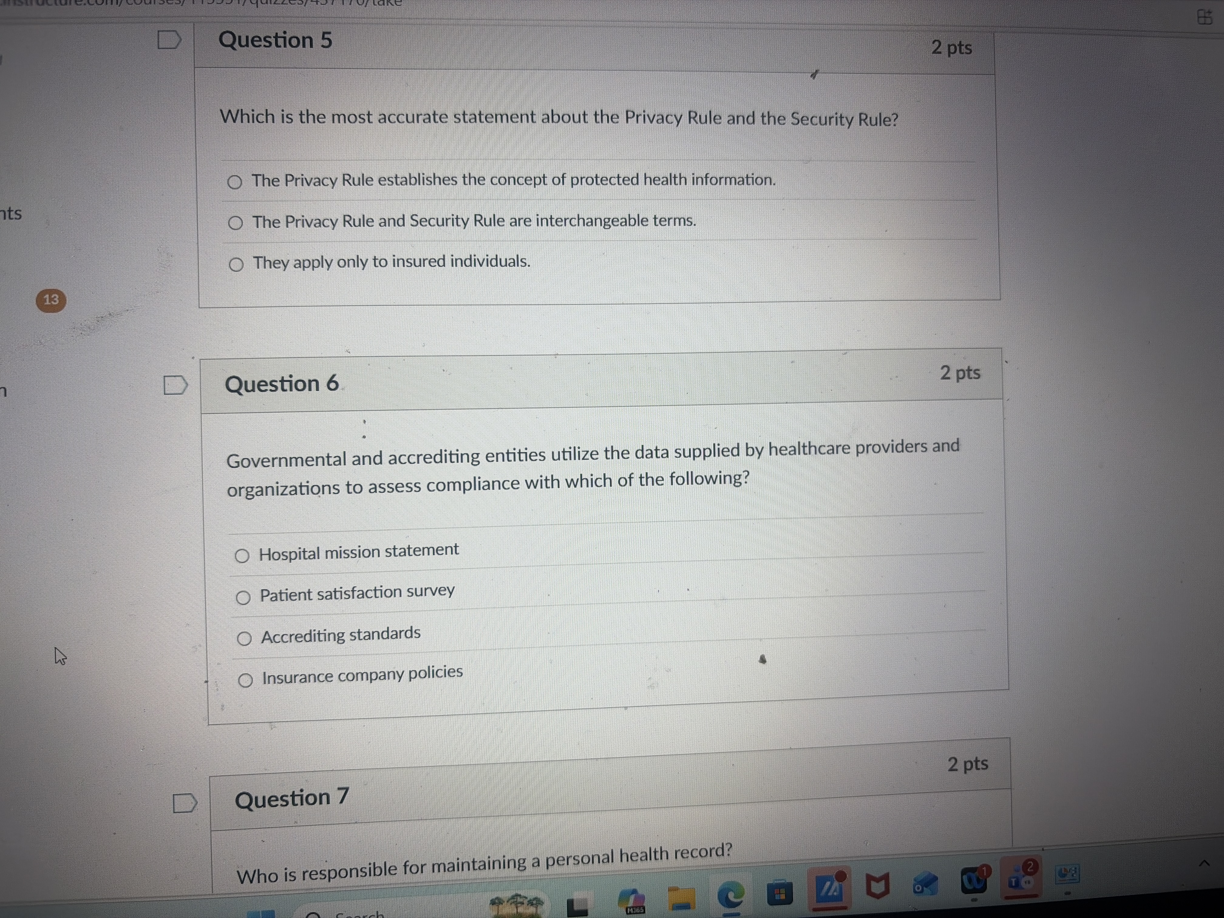 Solved Question 5 2 ﻿pts Which is the most accurate | Chegg.com
