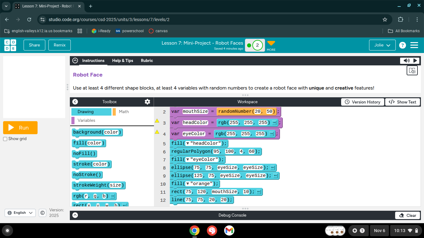 Solved code class=