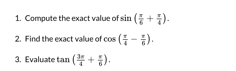 sin pi 4 exact value