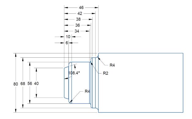 Solved • ﻿Calculate the volume of the material to be removed | Chegg.com