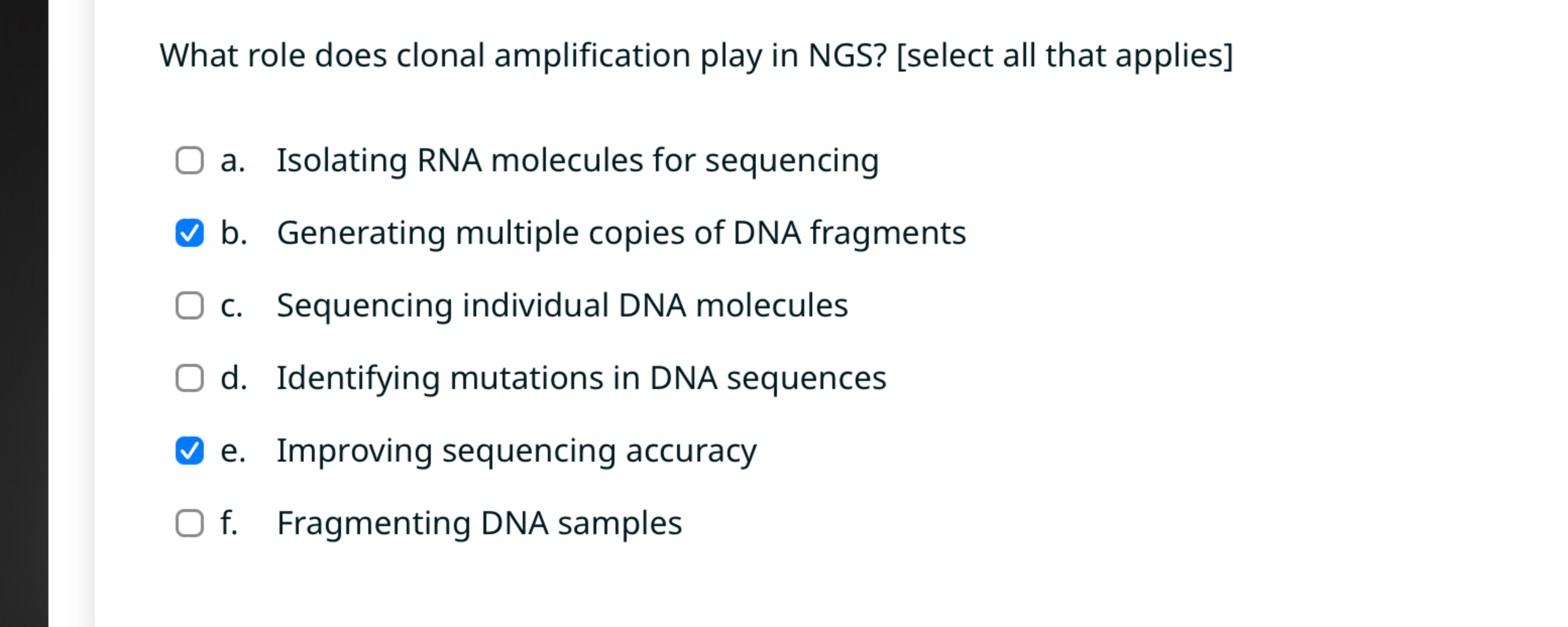 Solved What role does clonal amplification play in | Chegg.com