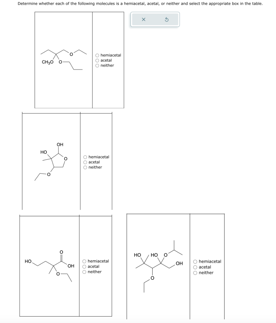 Solved Determine whether each of the following molecules is | Chegg.com