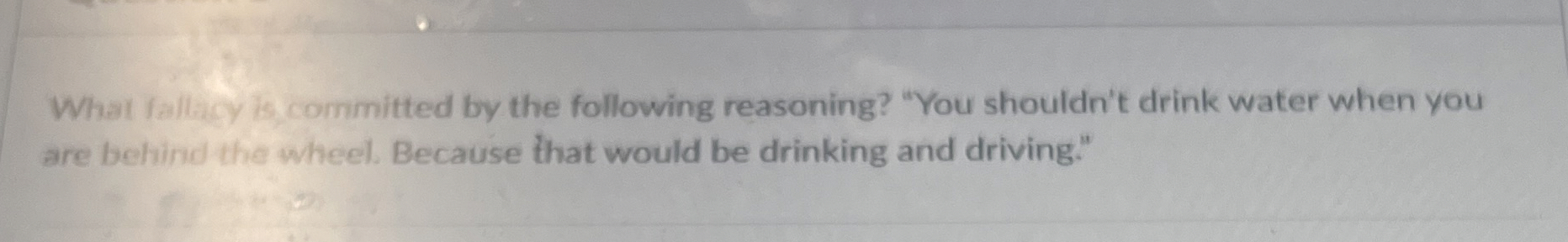 Solved What fallacy is What fallacy is committed by the | Chegg.com