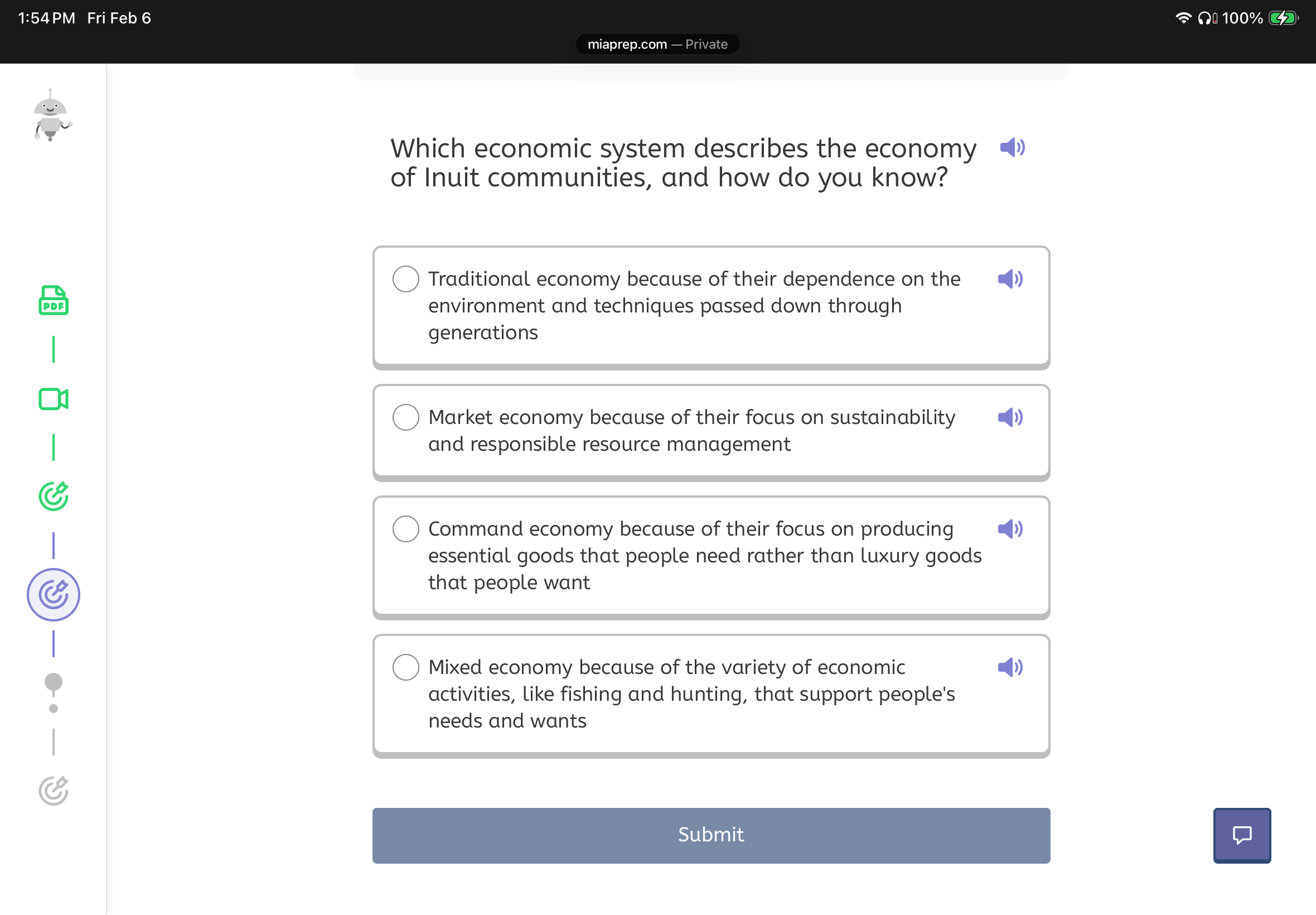 Solved Which economic system describes the economy of Inuit | Chegg.com